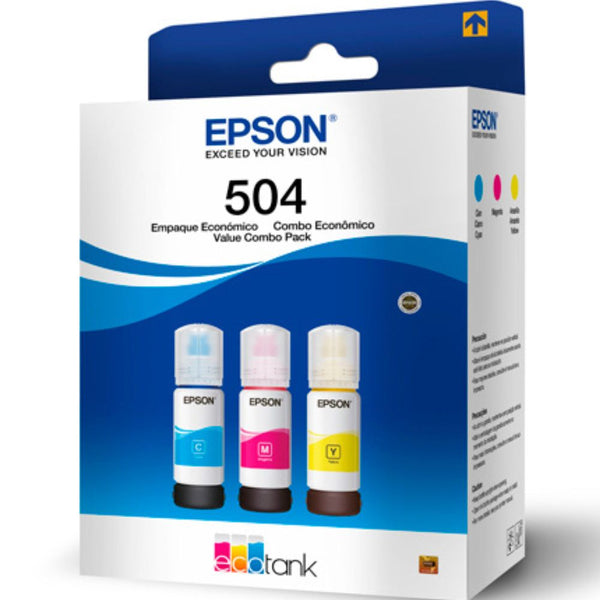 Kit Tintas De Color Epson T504 3 Piezas