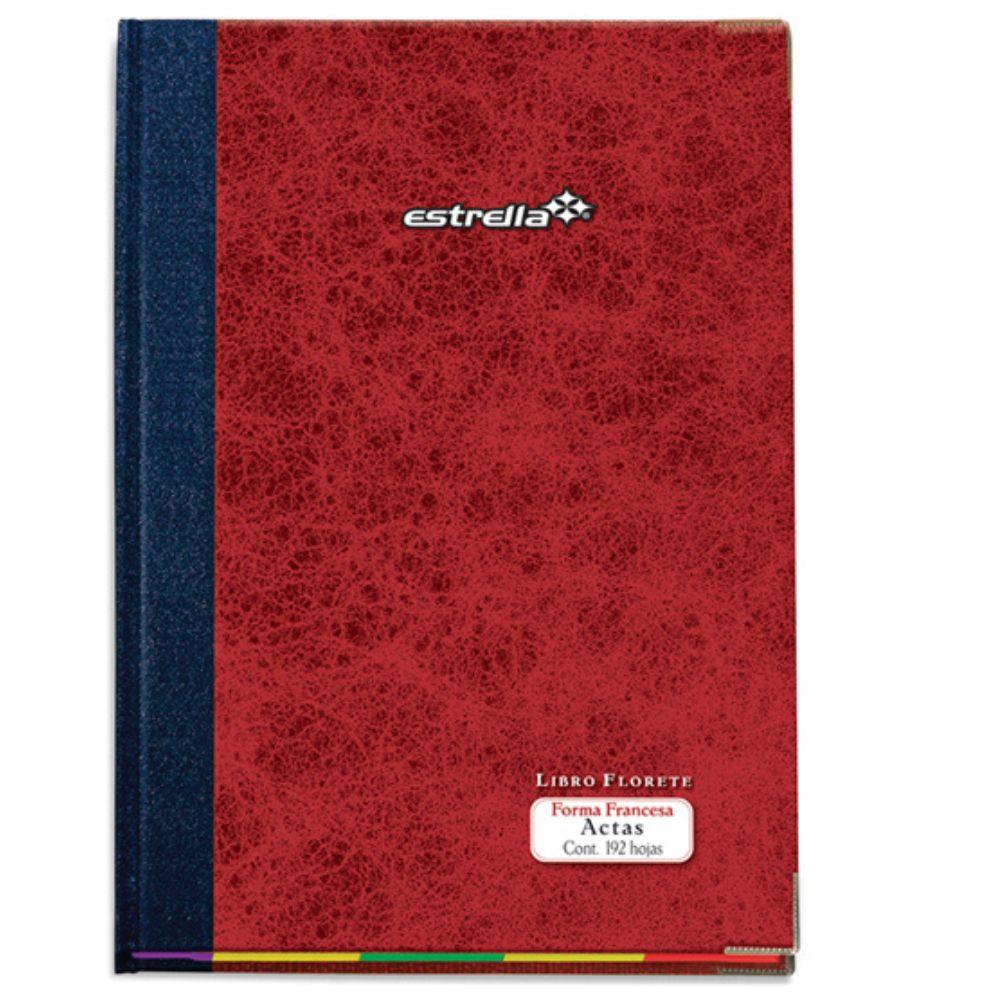 Libro Florete Forma Francesa Actas 1 Pieza 192 Hojas - Colmenero Shop