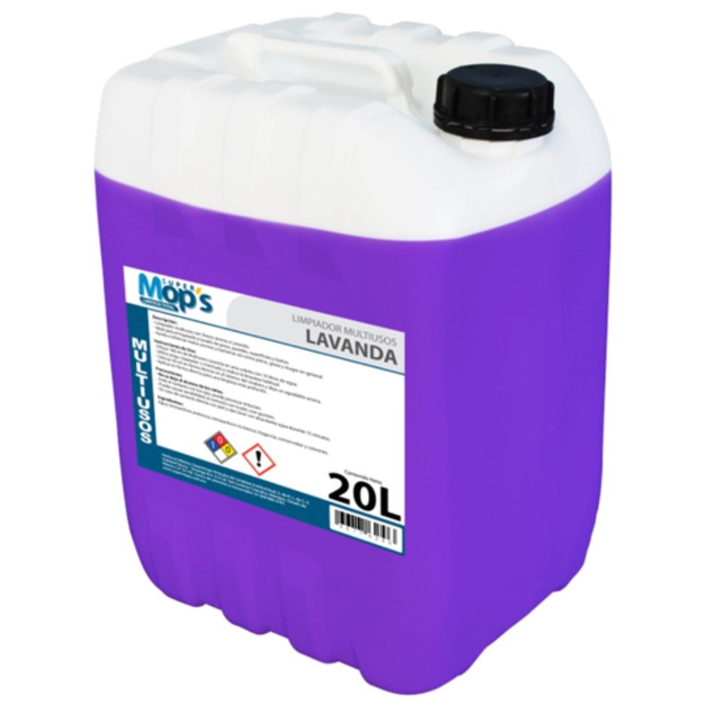 Limpiador Multiusos Super Mops Aroma lavanda 20 Lt. 