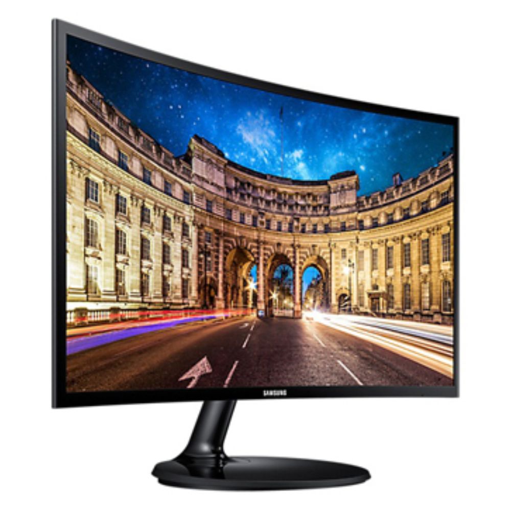 Monitor Samsung curvo de 24 pulg negro