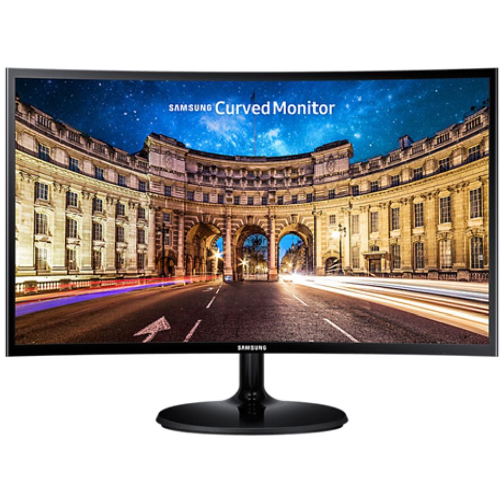 Monitor Samsung curvo de 24 pulg negro