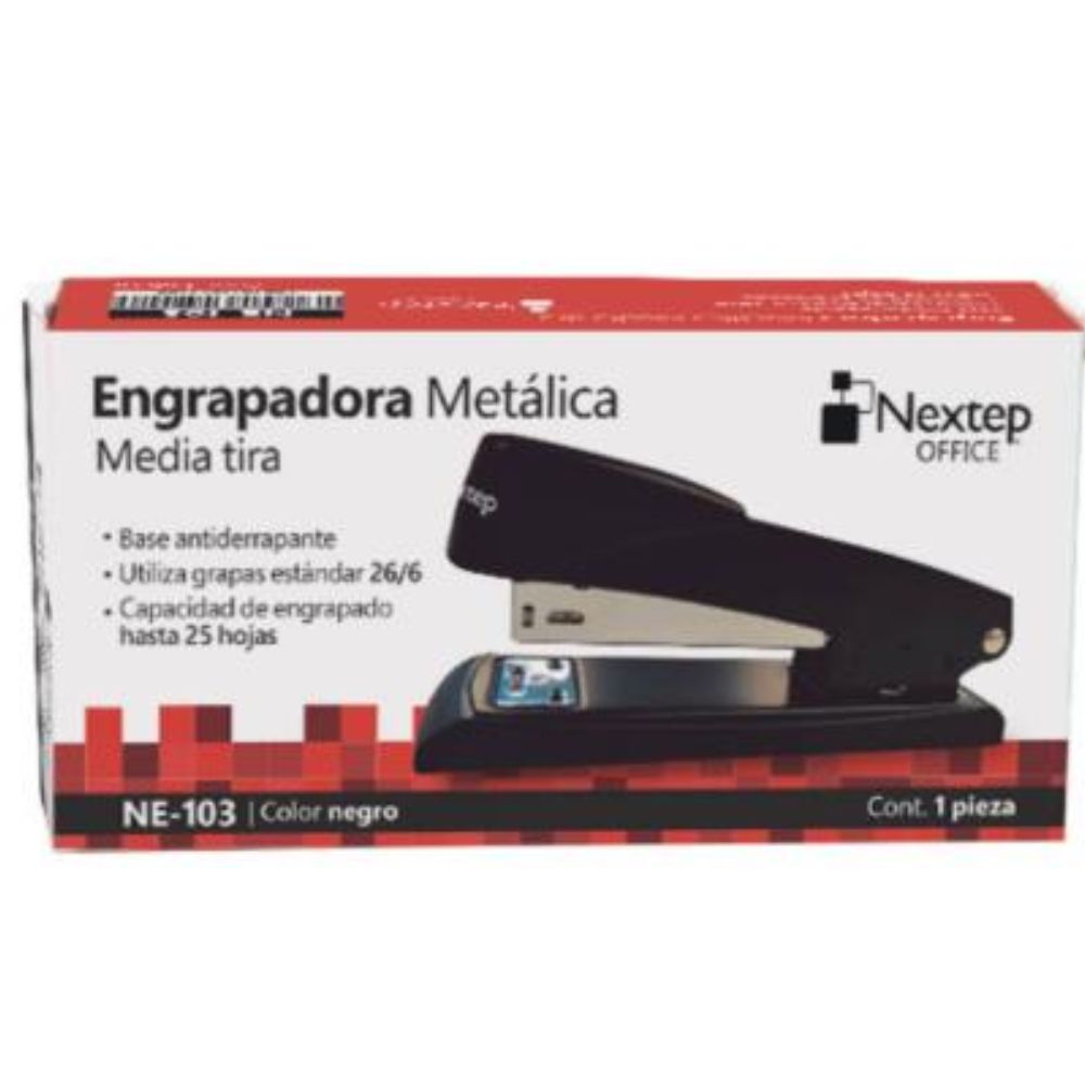 Engrapadora Nextep Metálica Profesional Media Tira