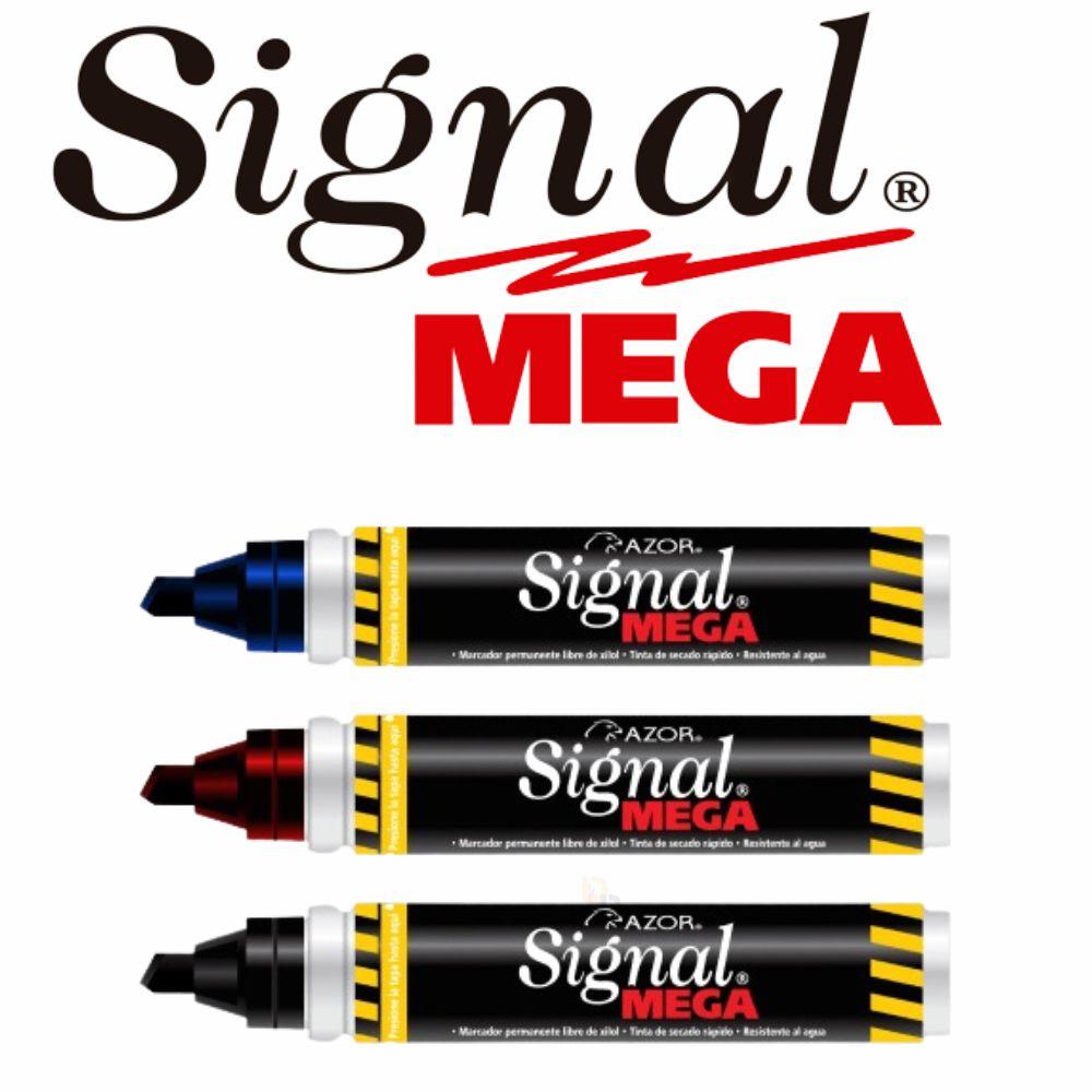 Marcador permanente Signal Mega punta ci