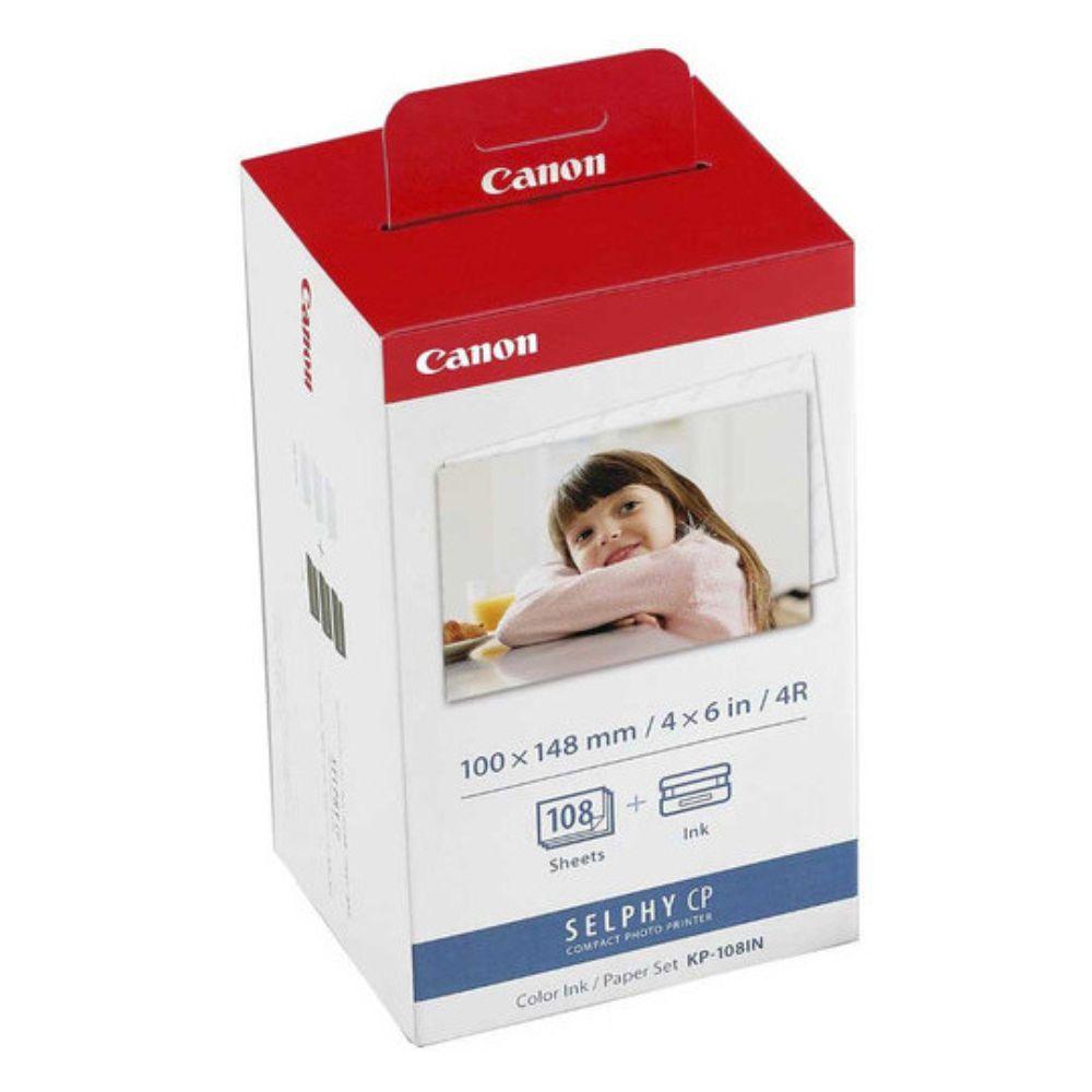 Kit Canon Papel Kp-108in + Tinta Color . - Colmenero Shop