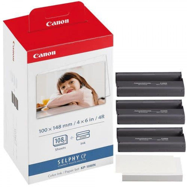 Kit Canon Papel Kp-108in + Tinta Color . - Colmenero Shop