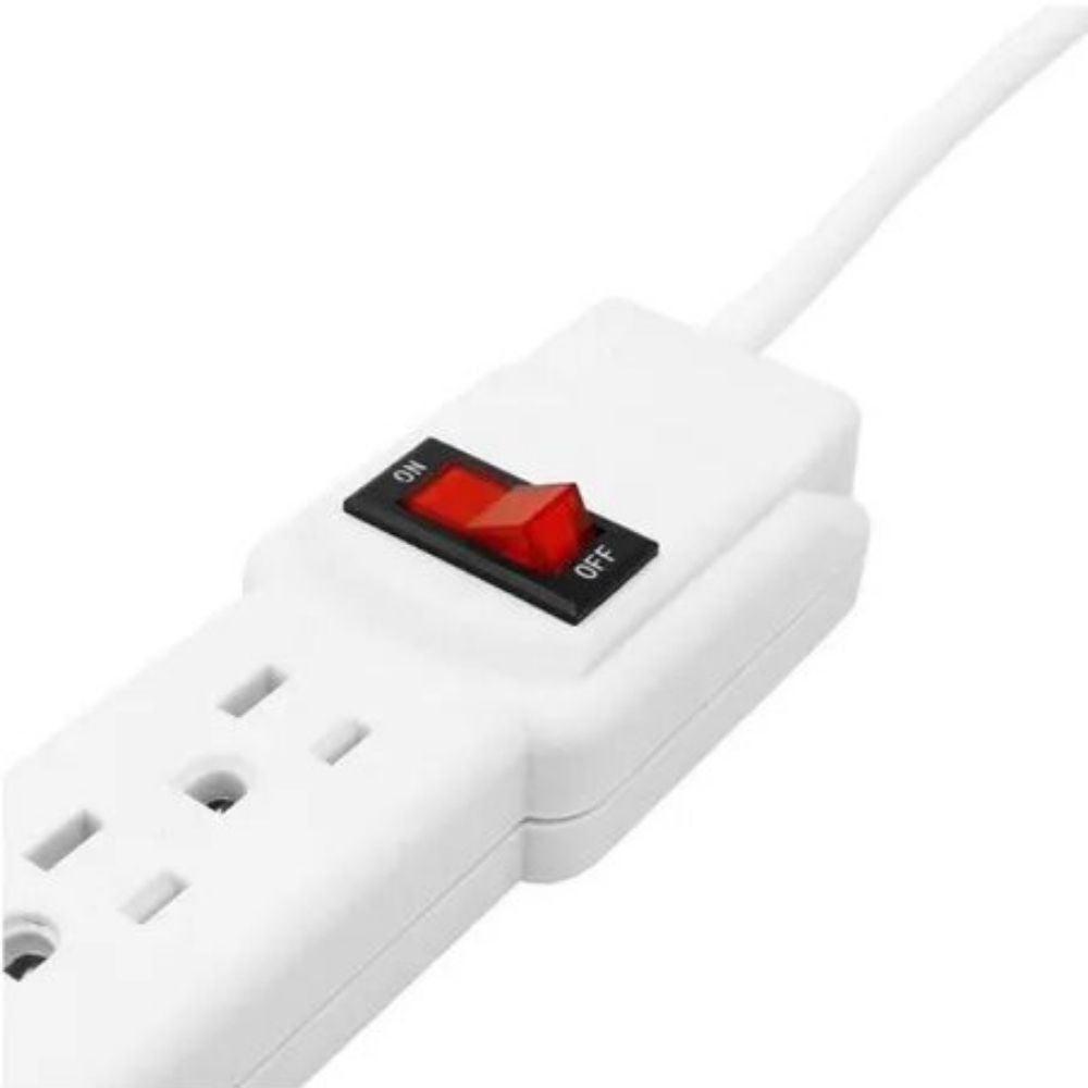 Supresor De Picos Santul 450 J 6 Contactos Y 2 Usb Color Blanco 1356 - Colmenero Shop