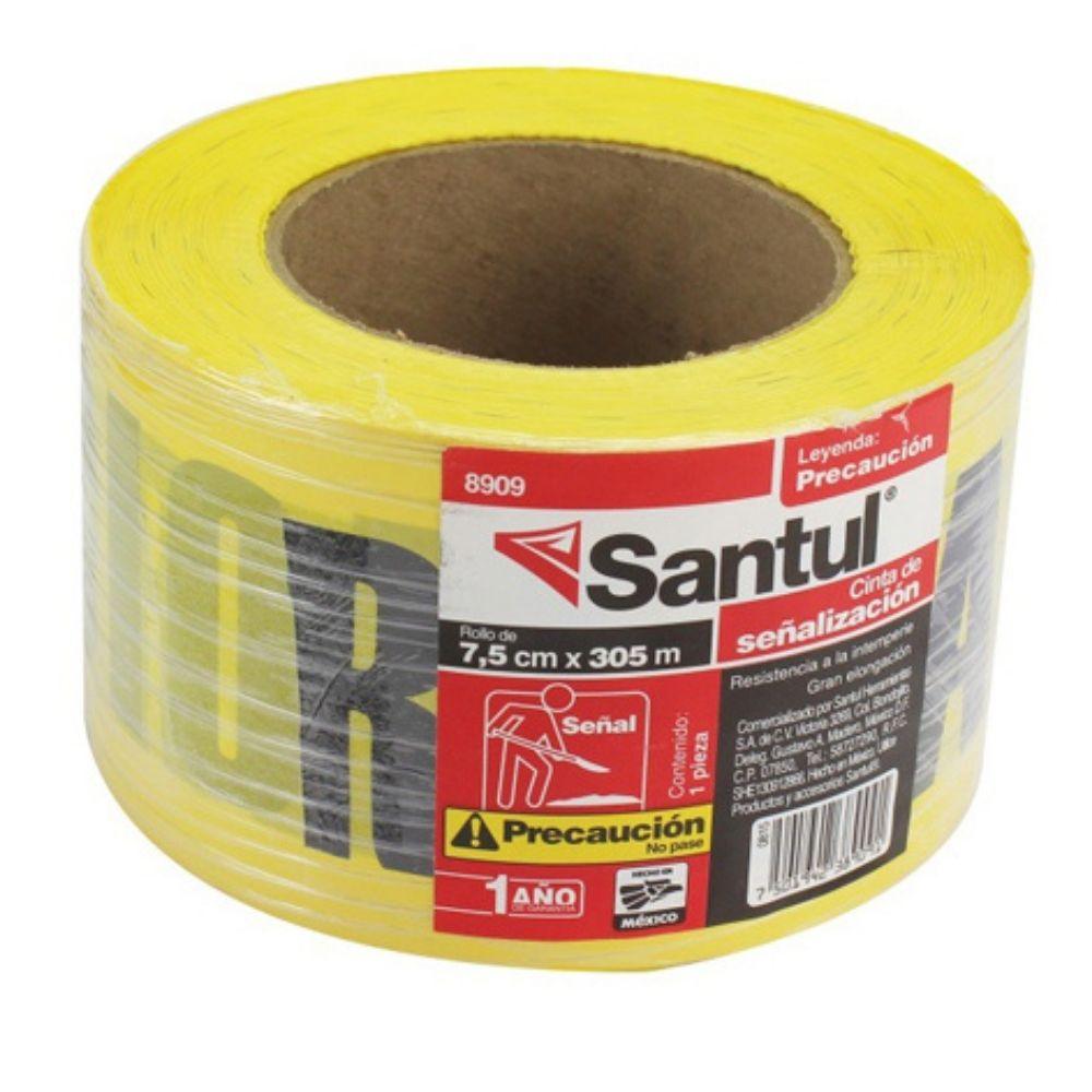 Cinta De Señalización Santul 305m Precaucion Color Amarillo. 8909 - Colmenero Shop