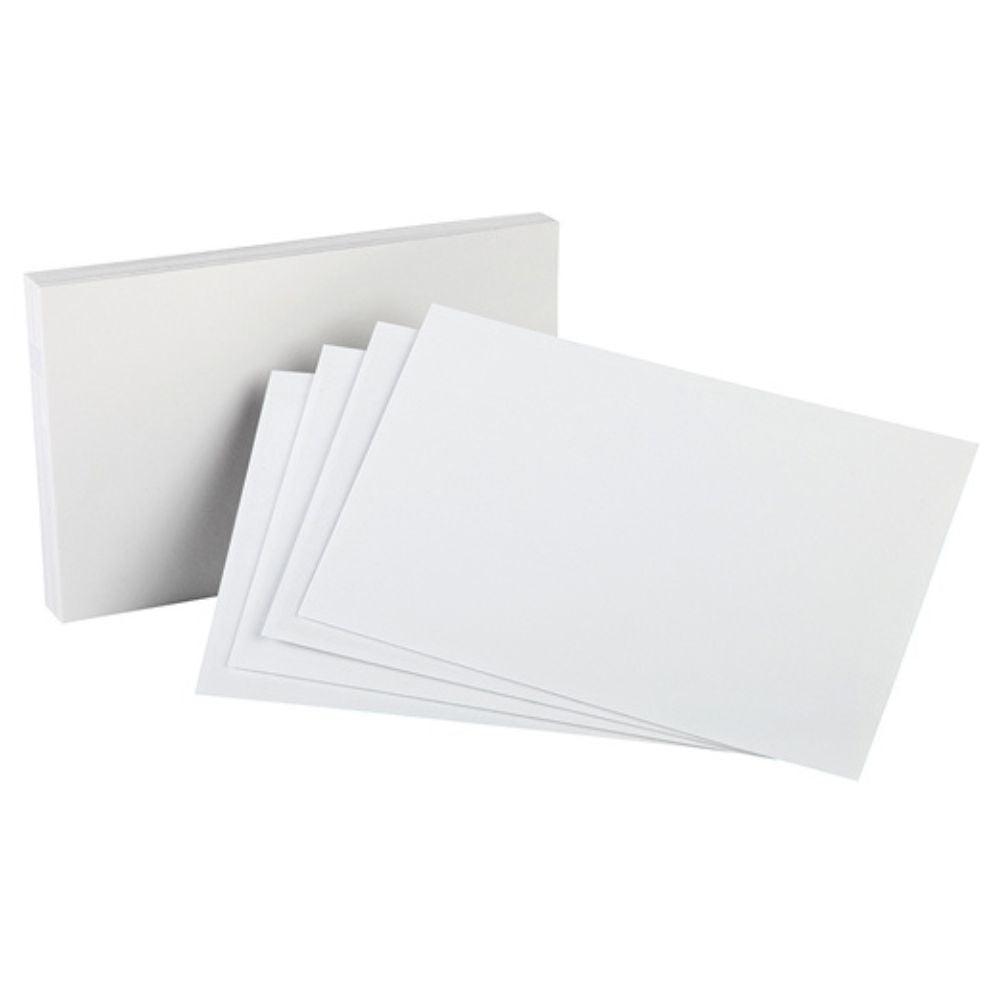 Tarjeta Índice Oxford Color Blanco 5" X 8" Paquete Con 100 Piezas - Colmenero Shop