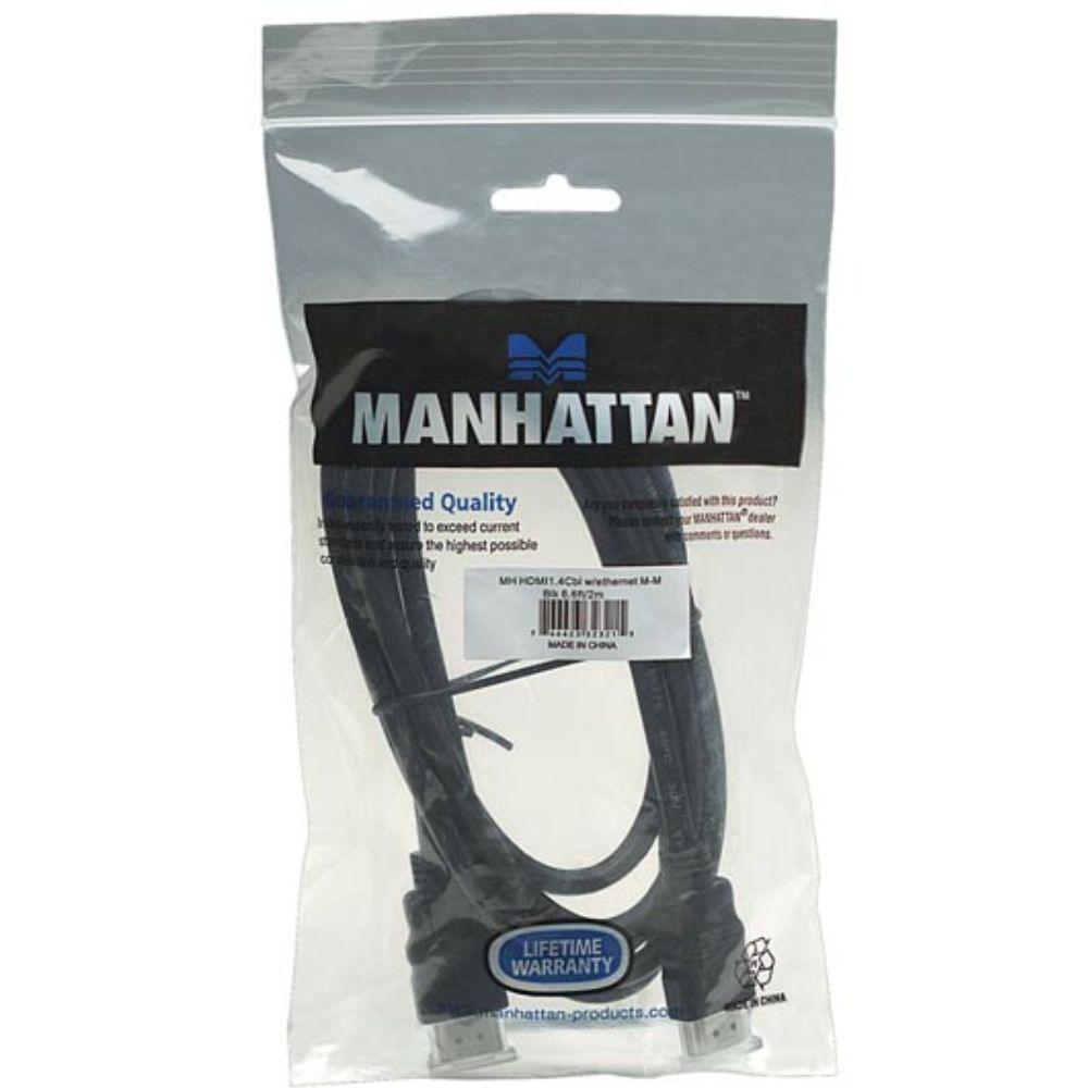 Cable Manhattan Video Hdmi V1.4 M-M 2m Ethernet - Colmenero Shop