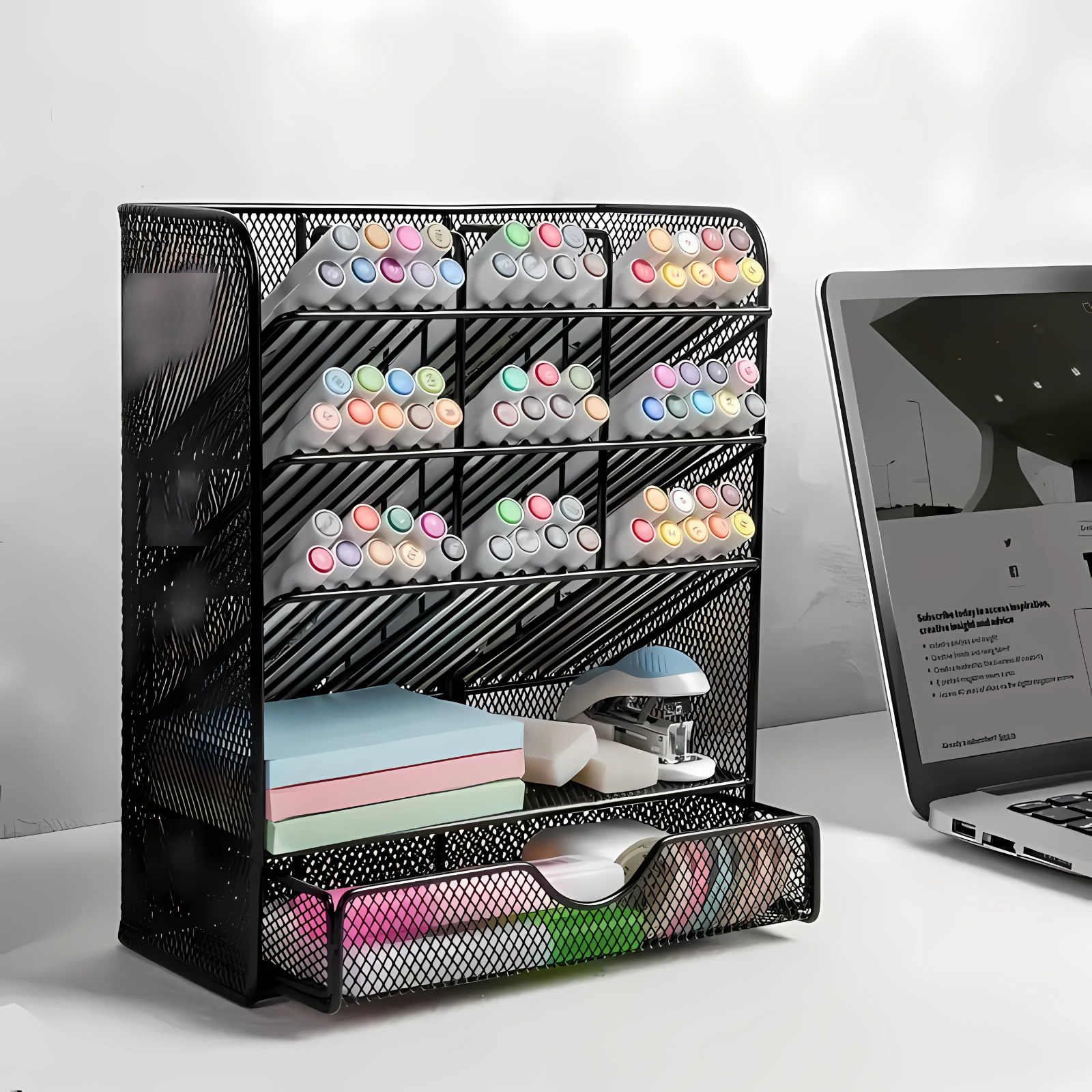 Organizador Nextep Multisecciones con Cajón 11 Compartimentos Metálico NE-177X- Colmenero Shop
