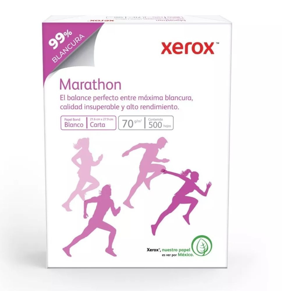 Papel Marathon Pony carta XEROX 99% blancura 70gr  (Mod.3M02055)