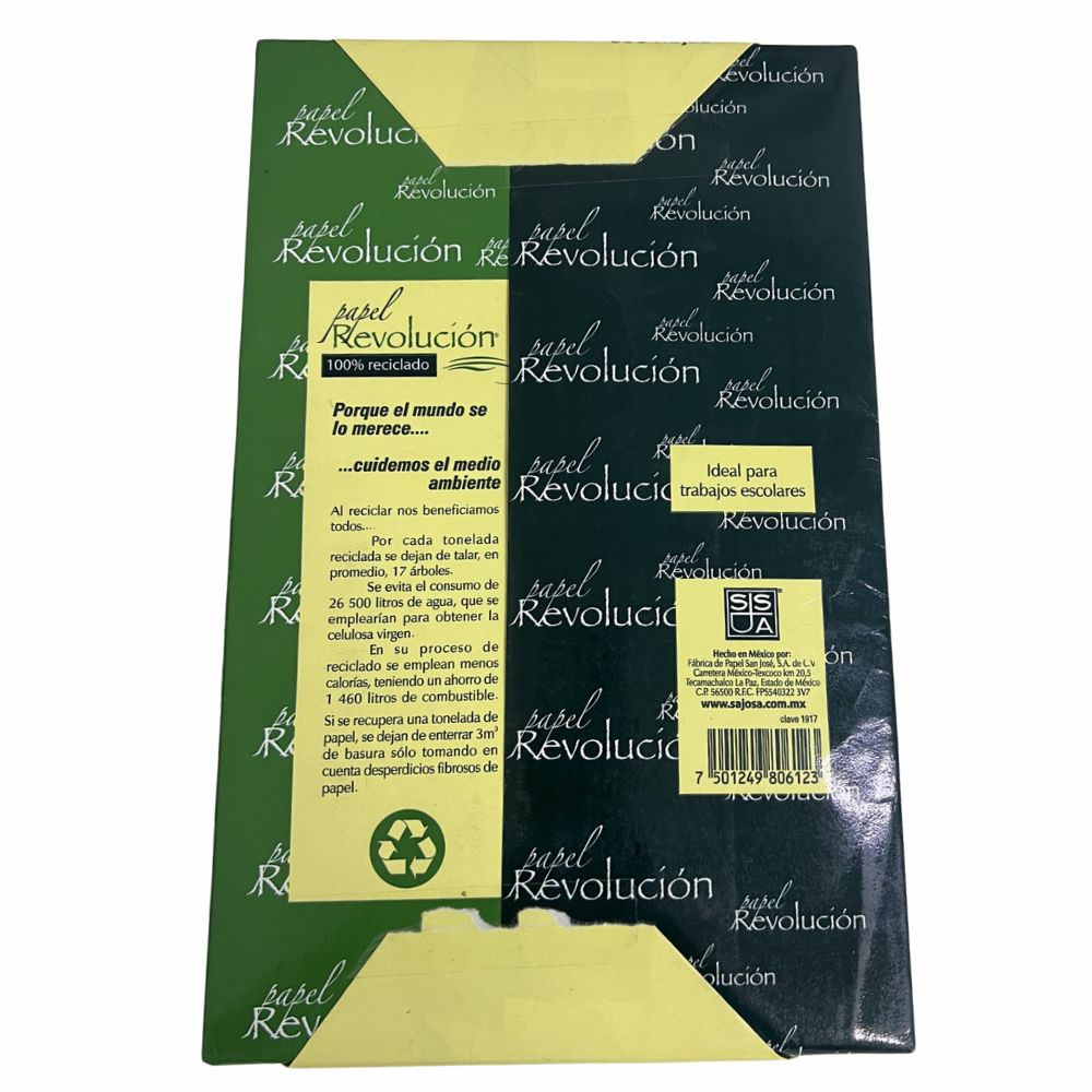 Papel Revolución Oficio 100 Reciclado 32kg | Mod. 1917