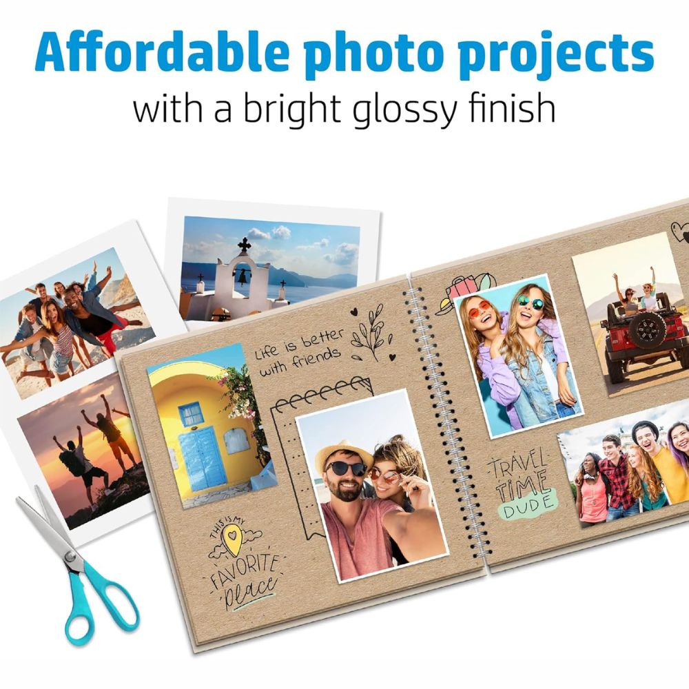 Papel Fotográfico HP Everyday Glossy | Tamaño Carta, 50 Hojas