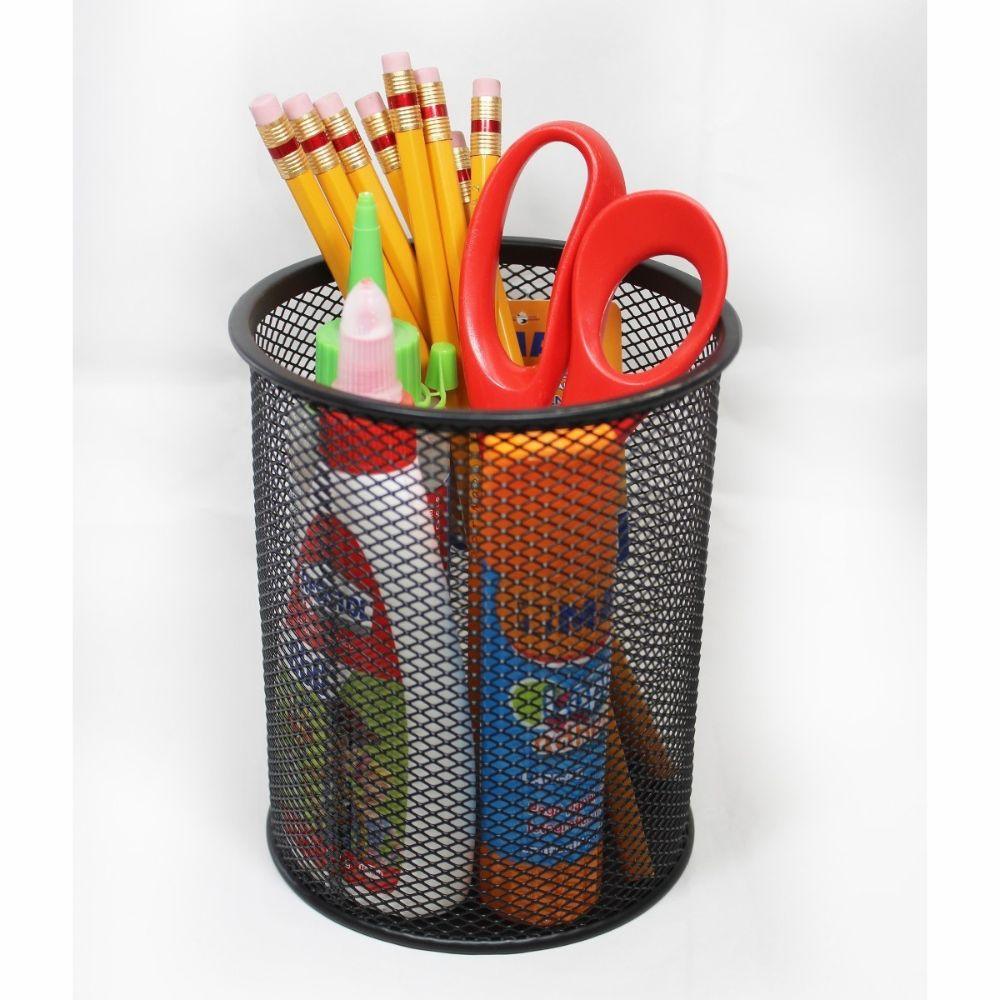 Porta Lápices Nextep Malla Metálica Grande 11.5cmx14cm NE-158G - Colmenero Shop