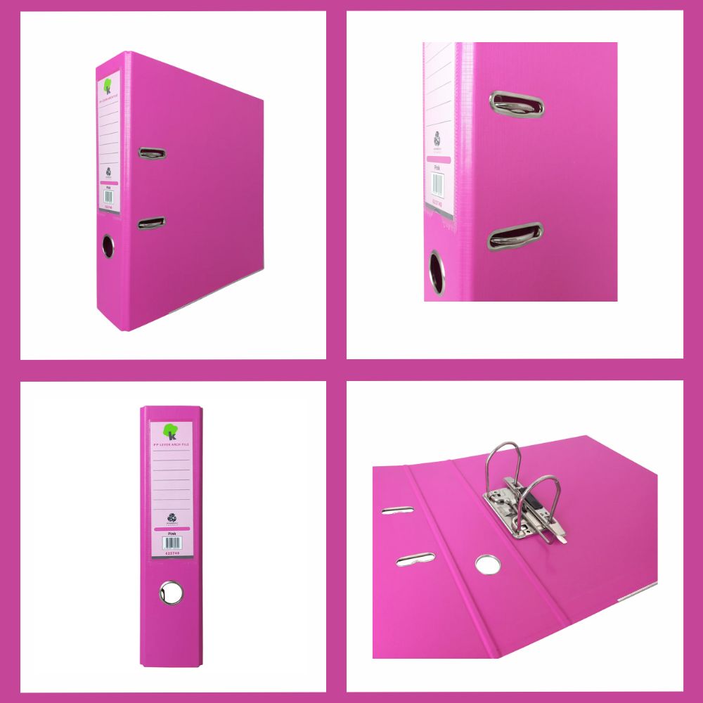 Registrador Techmakro Tamaño Carta Rosa
