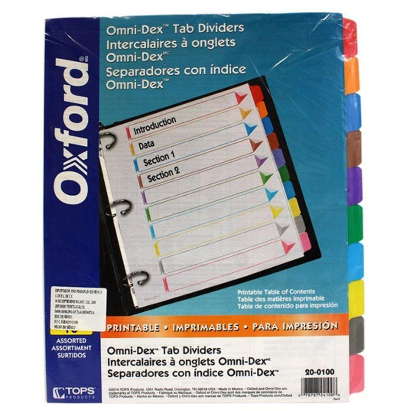 Juego De Separadores Omnidex Esselte