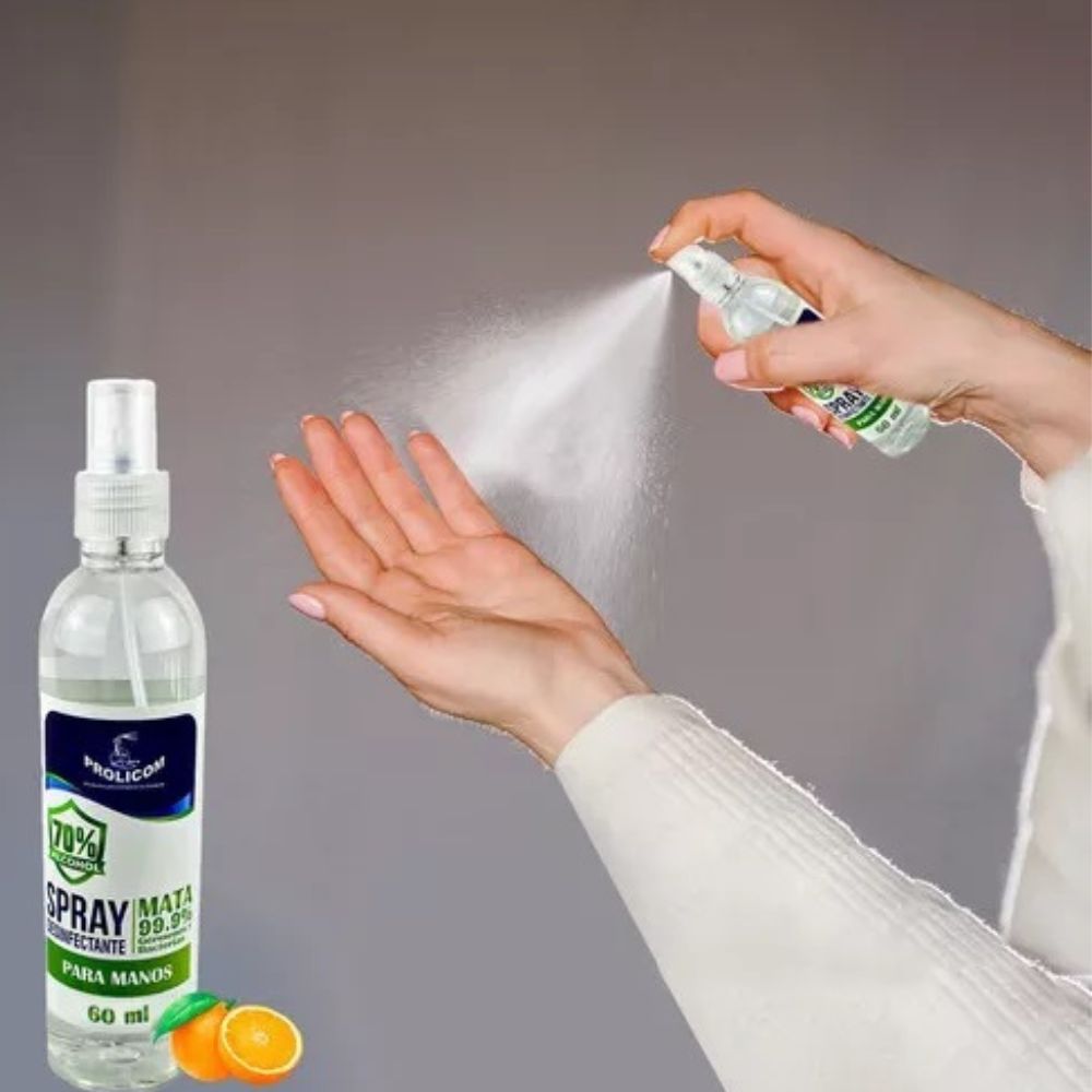 Spray Prolicom Desinfectante Para Manos Con Aroma 60ml 367875