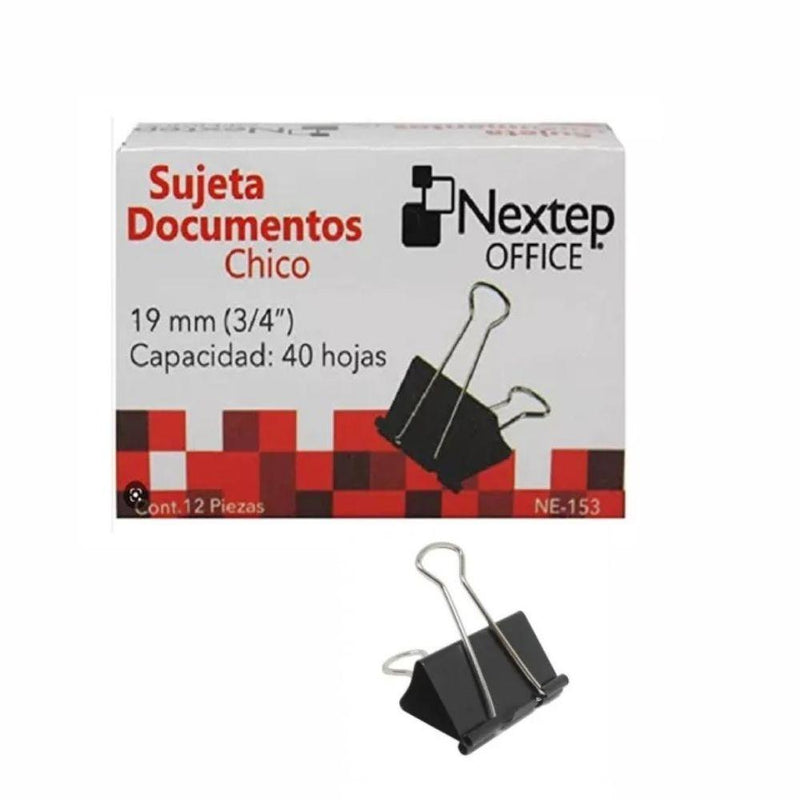Sujeta Documentos Nextep Chico 19mm NE-153 - Colmenero Shop