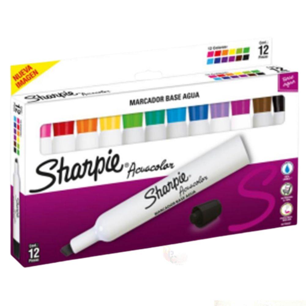 Sharpie Acuacolor 12 Marcadores Base Agua Colores Surtidos | Colmenero.shop
