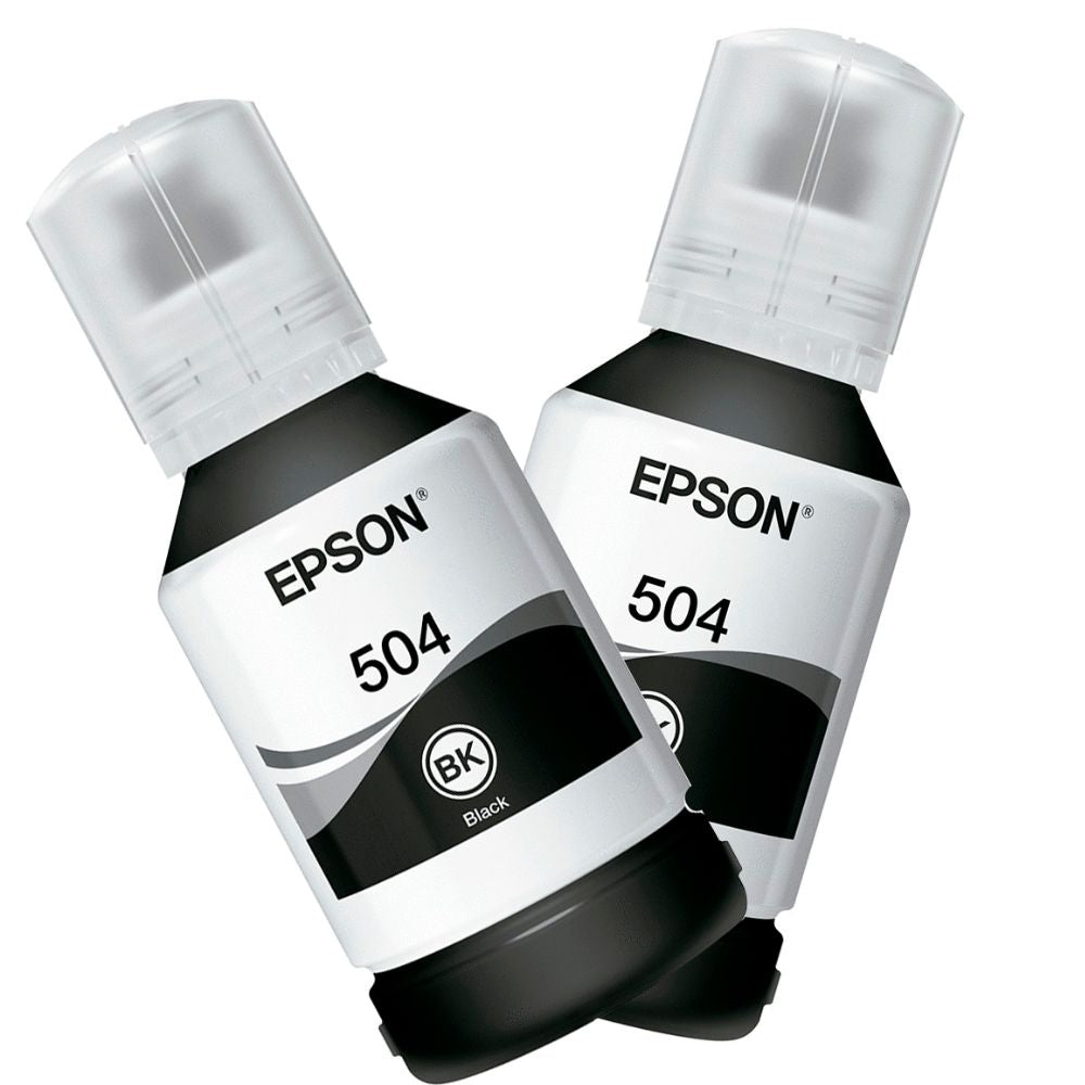 Kit Tintas Negras Epson T504 2 Piezas