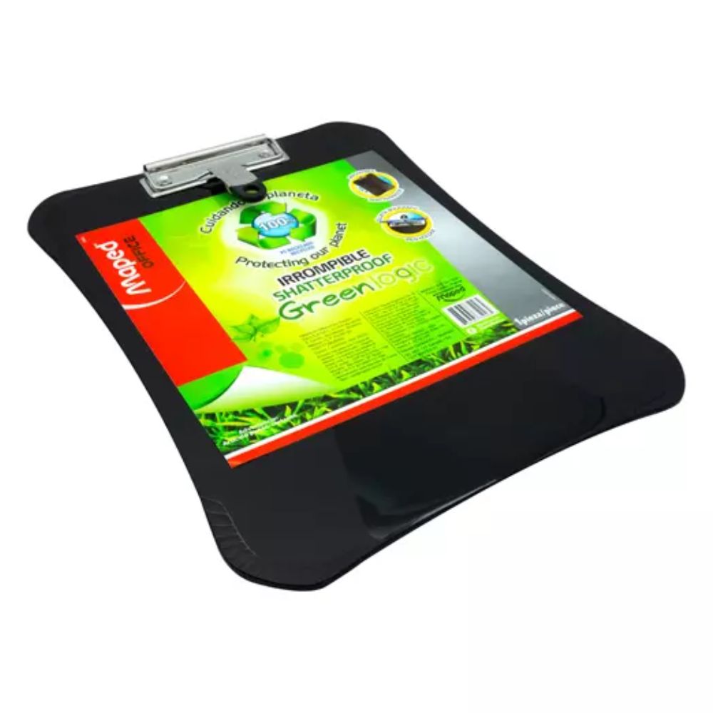 Clipboard plástico greenlogic Maped color negro 35026