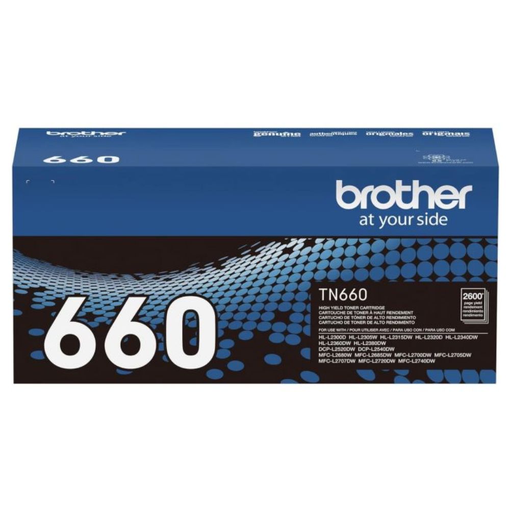 Tambor Brother TN-660 Negro | 2,600 Páginas | Colmenero.shop