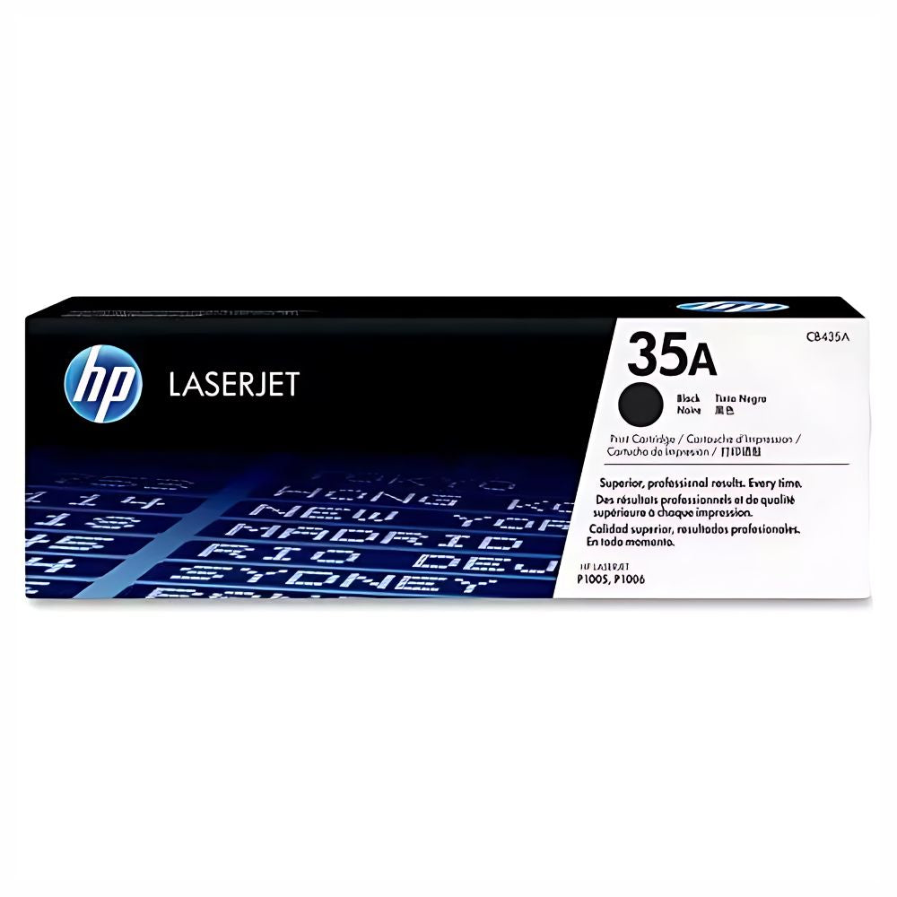 Tóner HP 35A CB435A Negro | Rinde 1,500 páginas | Original