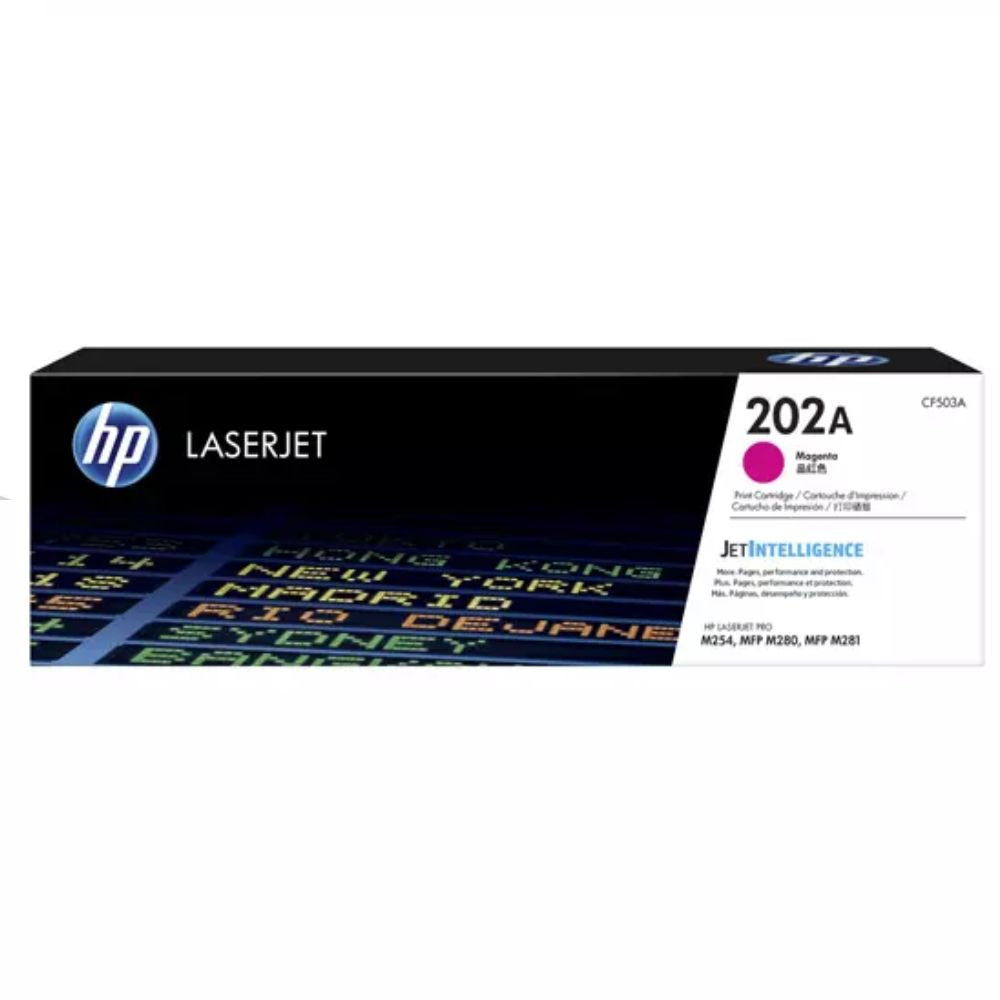 Tóner HP CF503A Magenta | Kit CMYK para M254DW/M281 | 1,400 Páginas