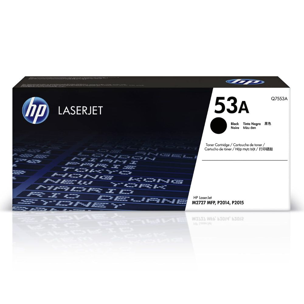 Tóner Original HP 53A (Q7553A) Negro | Rendimiento 3,000 Páginas