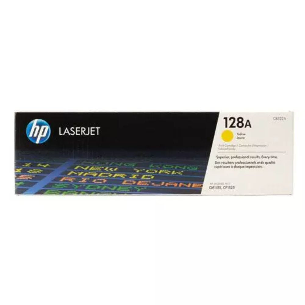 Toner Original HP CE322a AMARILLO | Para CM1415 / CP1525nw | 2000 Páginas