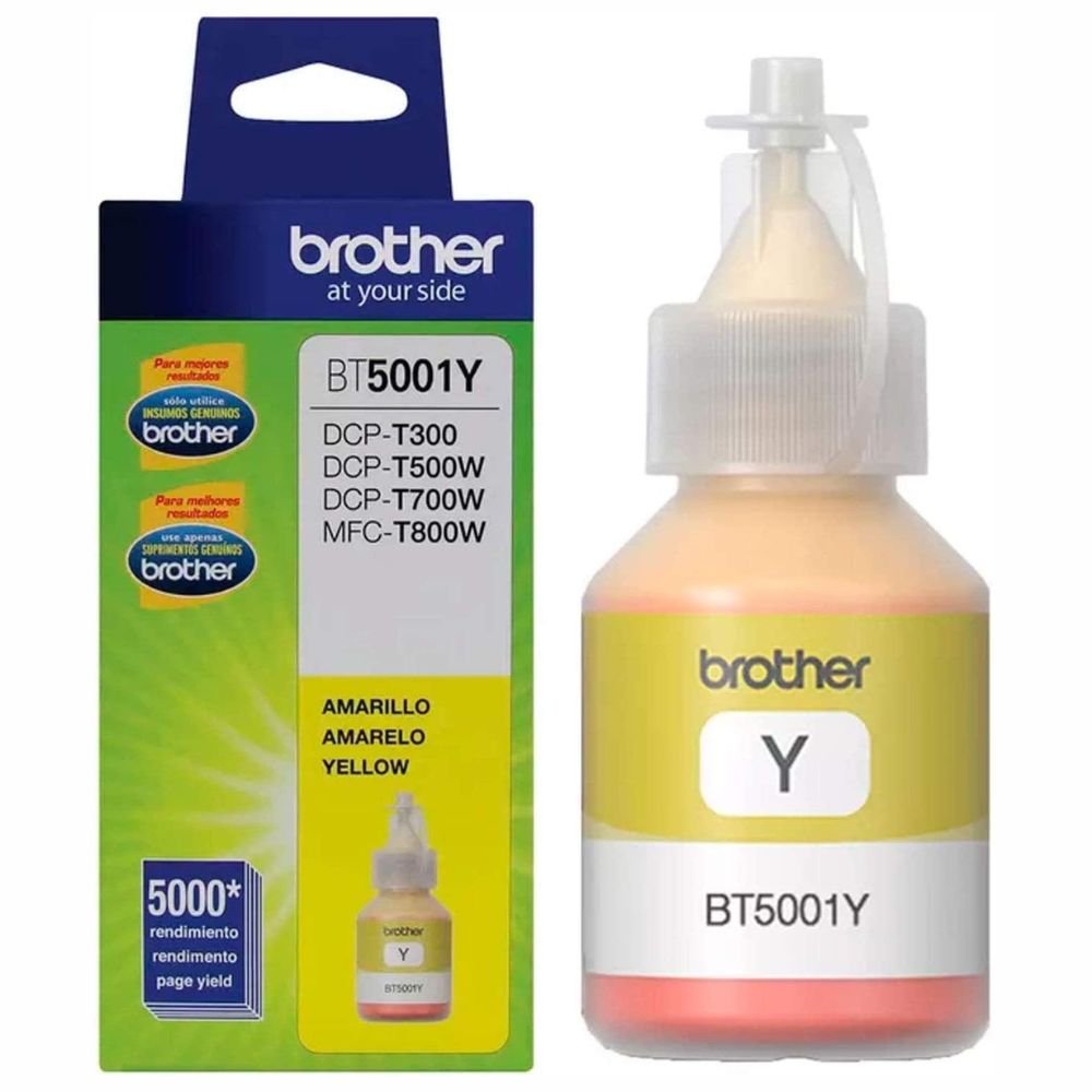 Botella de tinta Brother Bt5001Y Amarillo
