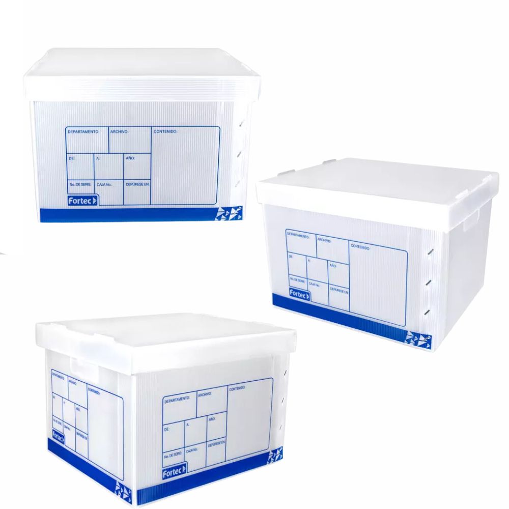 CAJA ARCHIVO PLASTICO CARTA -OFICIO