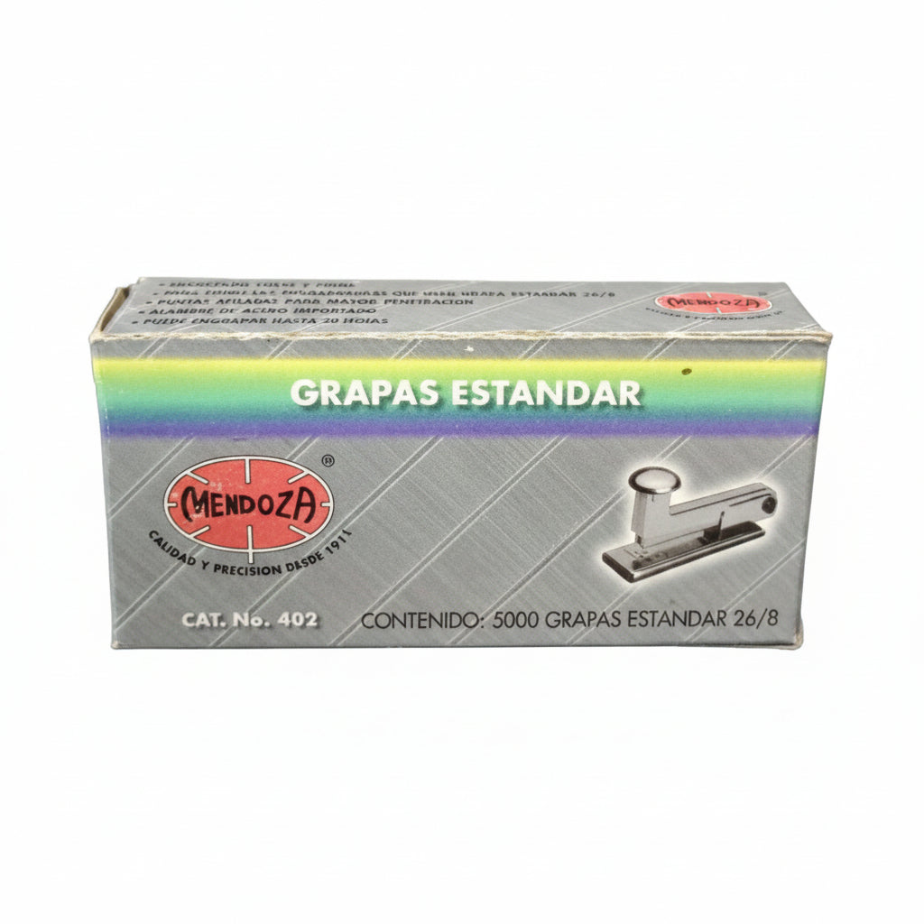 Caja de grapas Mendoza stantar 5000 pzs