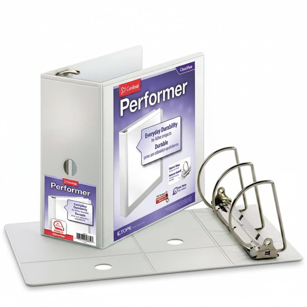 Carpeta Cardinal 5 ″ Arillo D Blanca | Carta, 3 Anillos, 500 Hojas