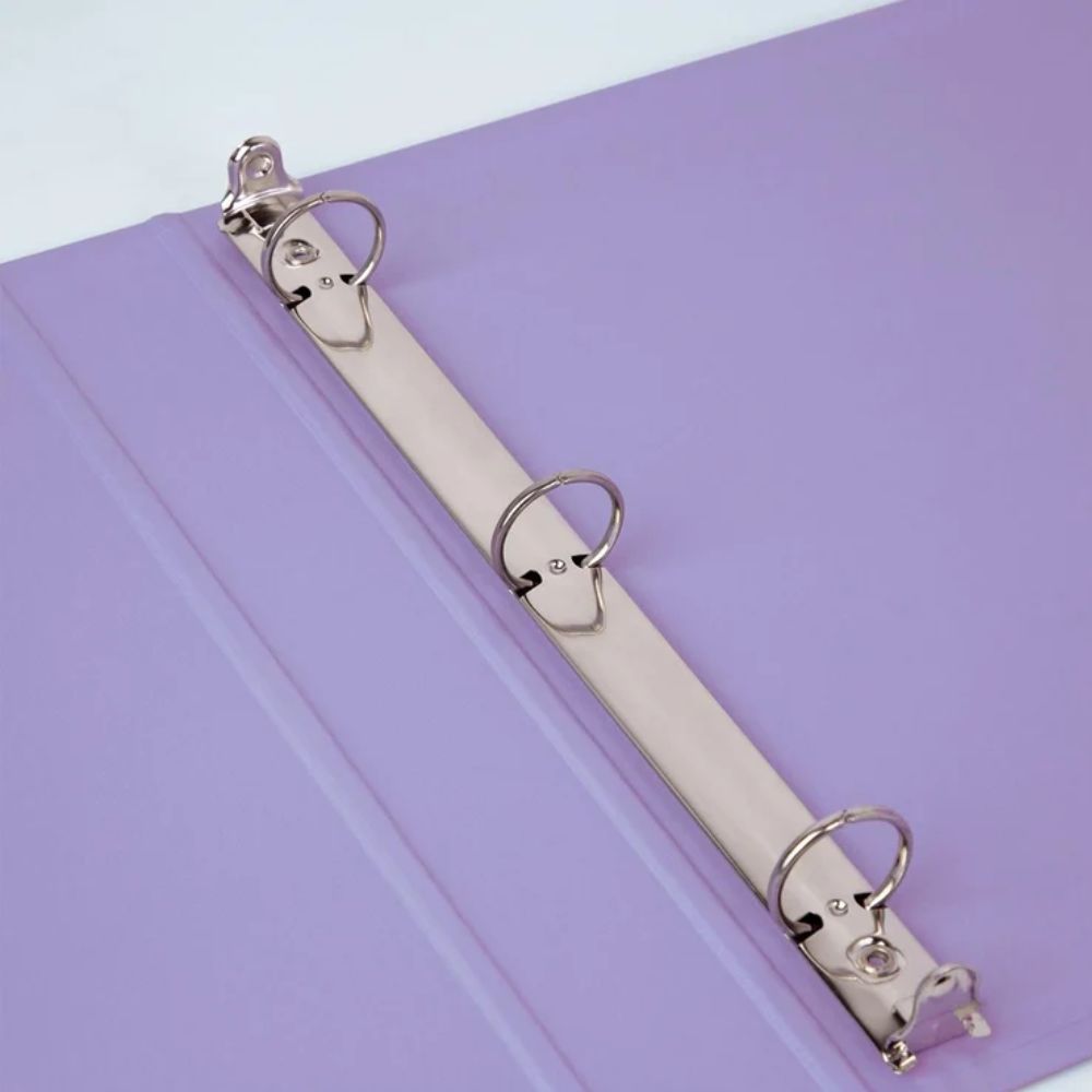 Carpeta De PVC Techmakro 1" Carta Lavanda, Azul, Rosa, Verde