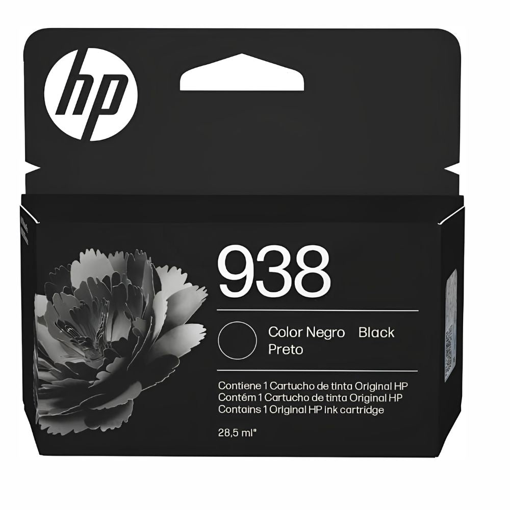 Cartucho de Tinta Original HP 938 negro  | Rendimiento 800 Páginas