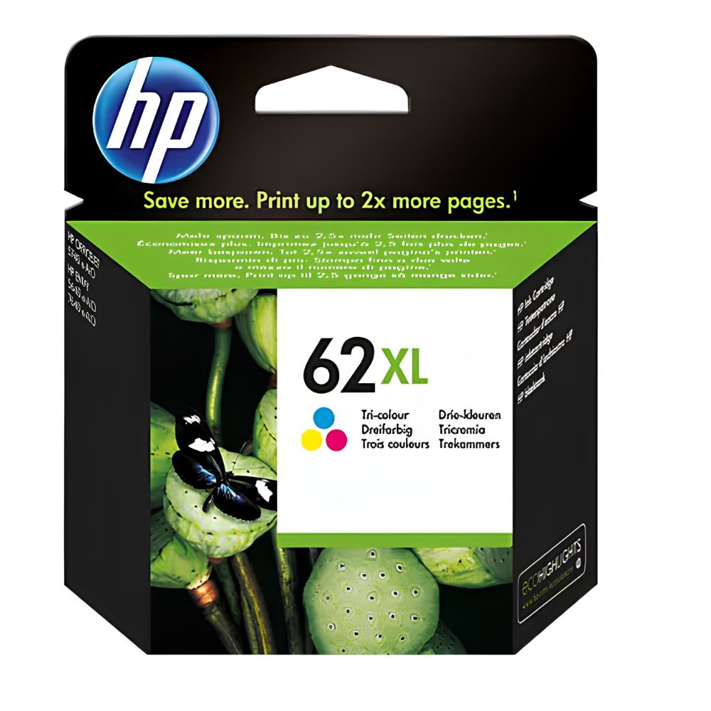 Cartucho de Tinta Original HP 62XL Alta Capacidad | C2P05AL C2P07AL