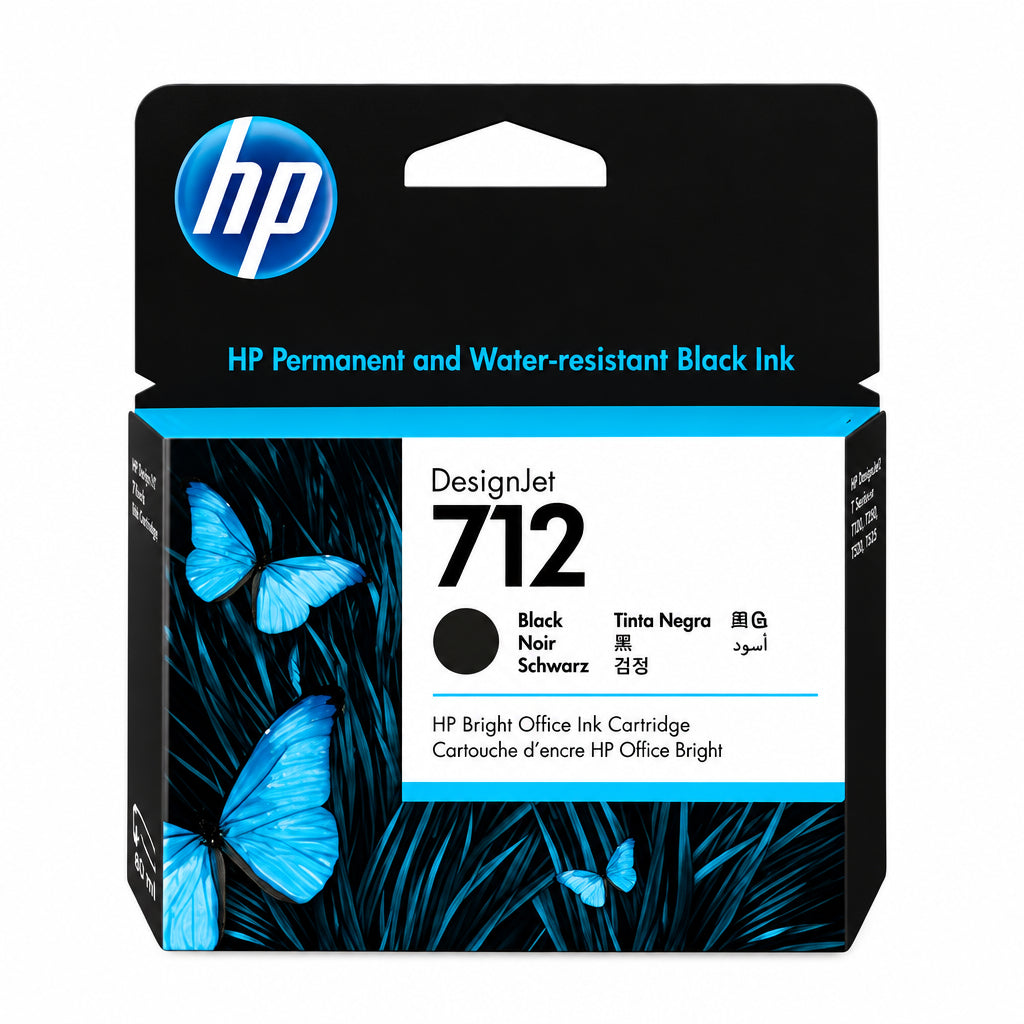 Cartuchos de tinta alto formato HP 712 3ED71A al mayoreo en Papelera Colmenero