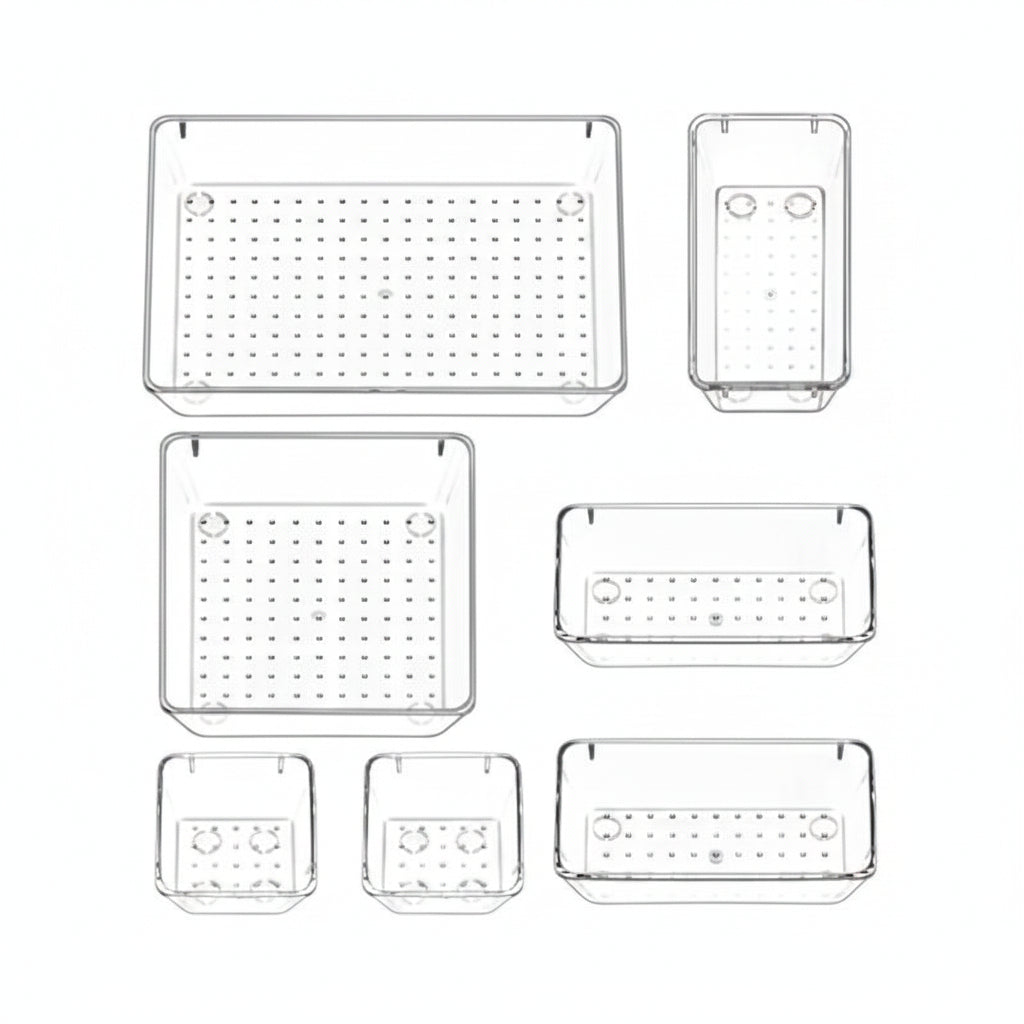 Organizador Para Cajón Nextep Transparente Juego de 13 Pz Ne-623 - Colmenero Shop