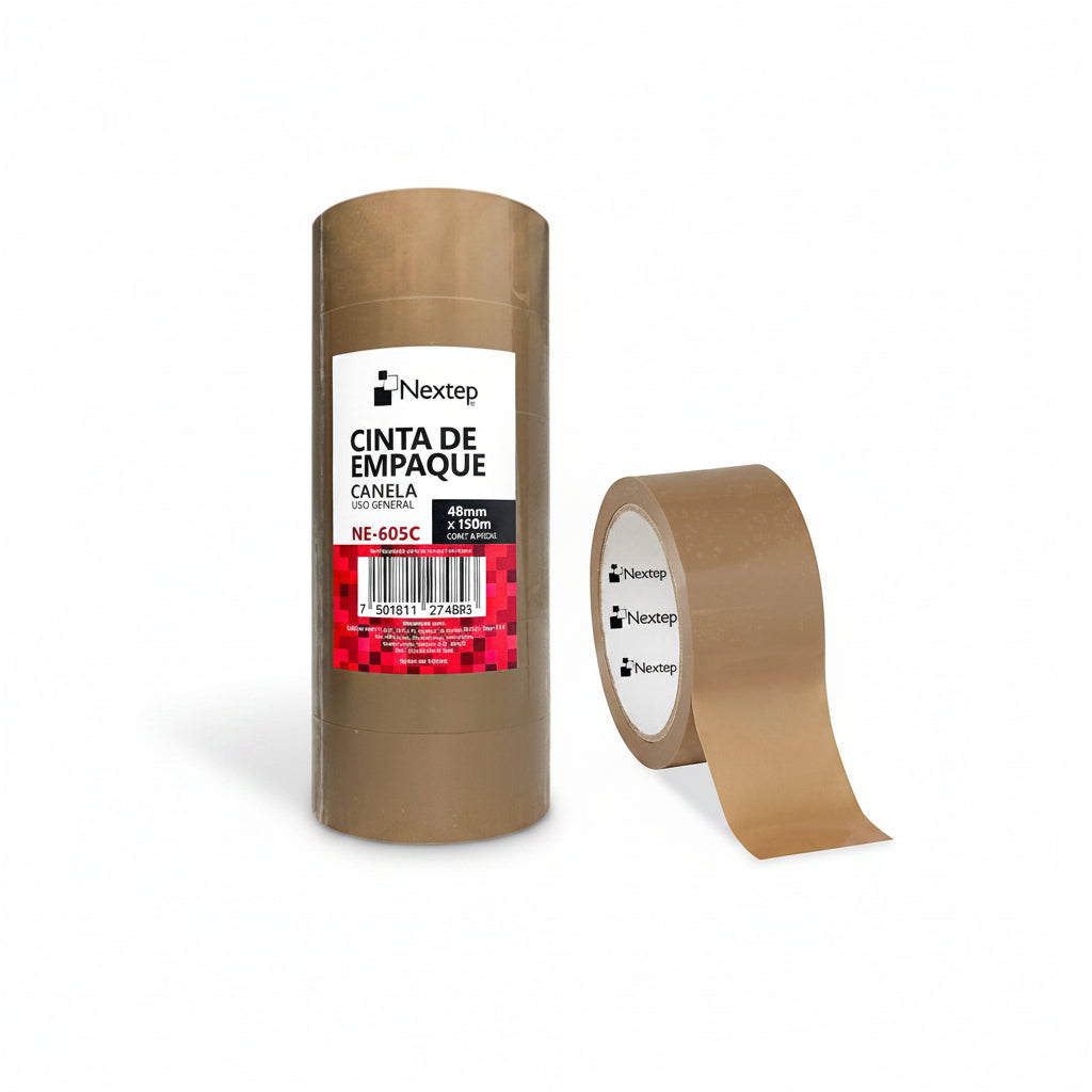 Cinta De Empaque Canela 48 Mm X 150 Mts Nextep - Colmenero Shop