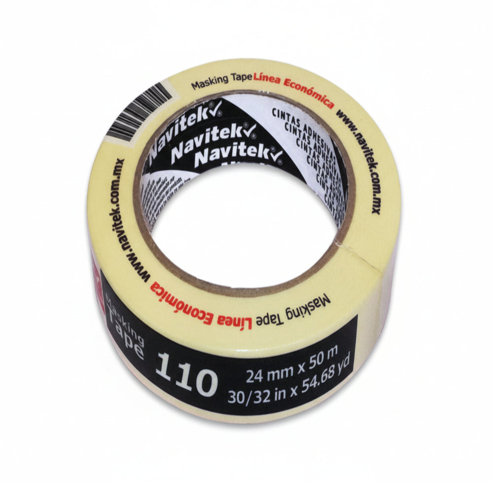 Masking Tape Uso 110 Navitek Color Natural 24 Mm X 50 M - Colmenero Shop