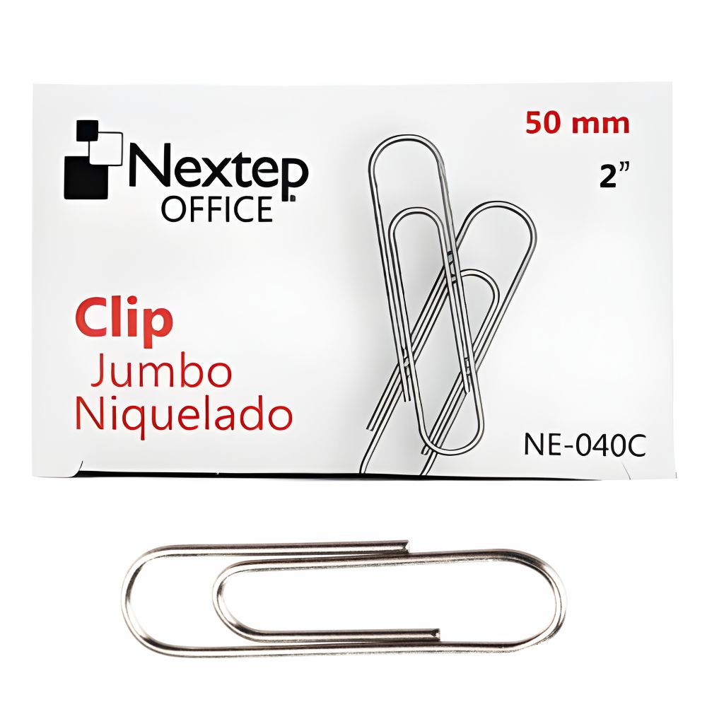Clip Jumbo Nextep Niquelado ne-040c