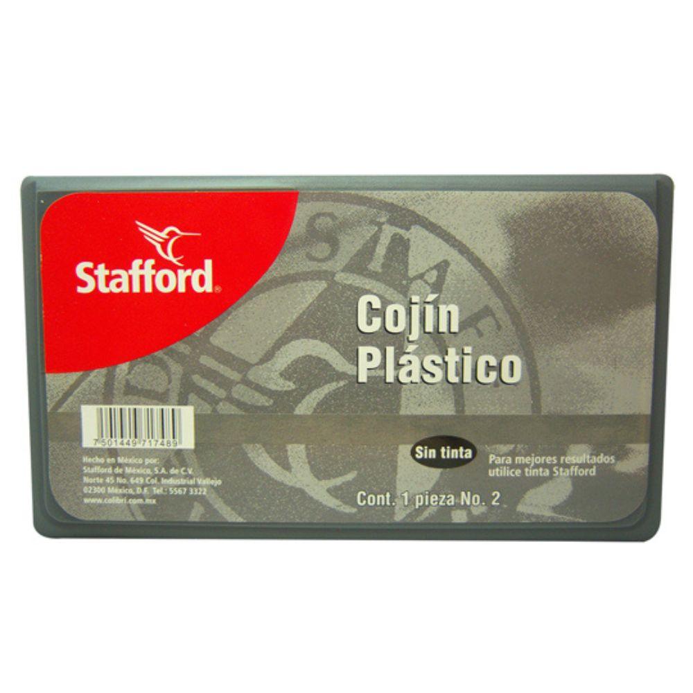 Cojín para Sello Stafford de Plástico Sin Tinta 1 y 2" - Colmenero Shop