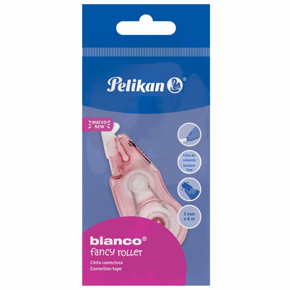 Corrector en Cinta Pelikan Fancy Roller | 6 m x 4.2 mm | 1 Pieza Colores Surtidos