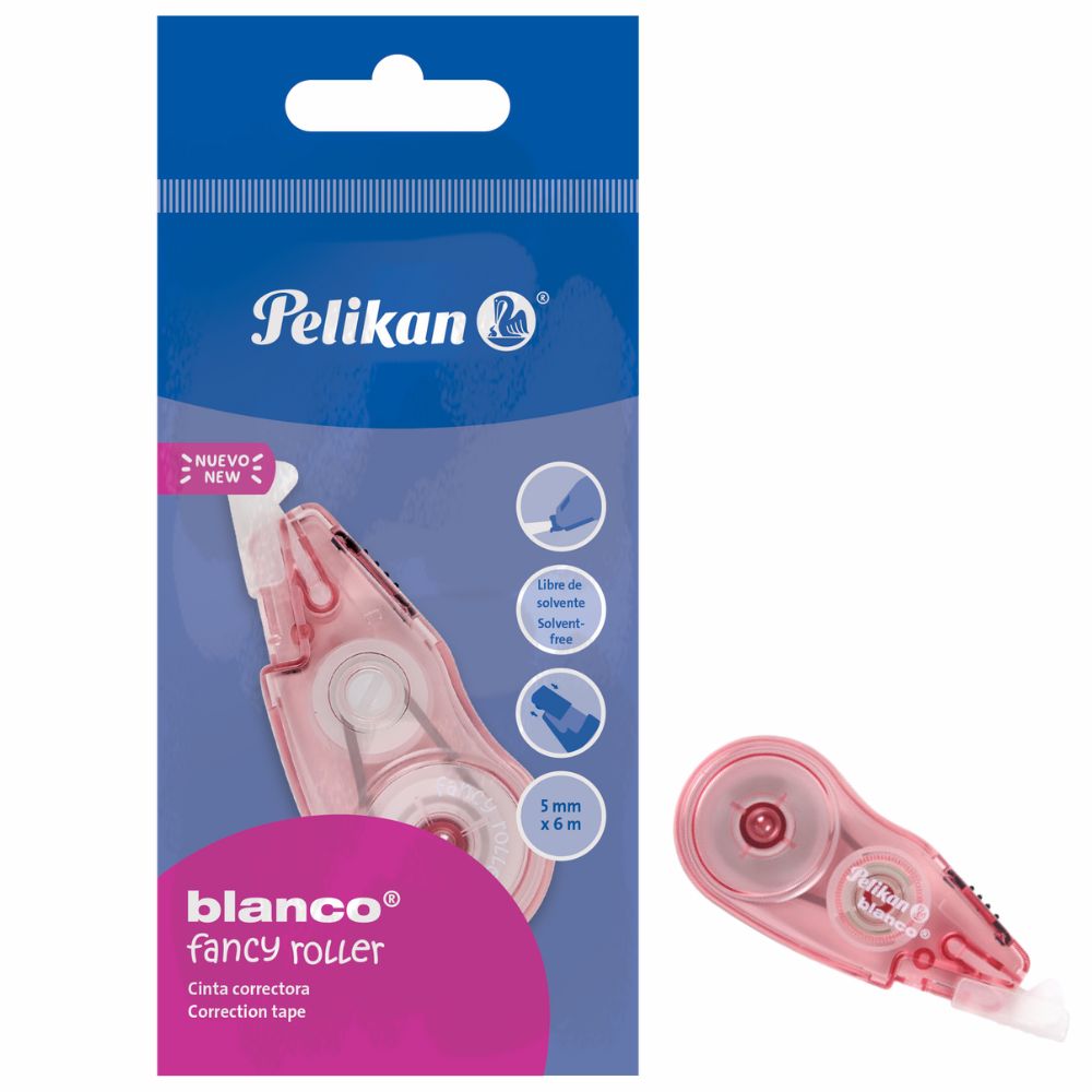 Corrector en Cinta Pelikan Fancy Roller | 6 m x 4.2 mm | 1 Pieza Colores Surtidos