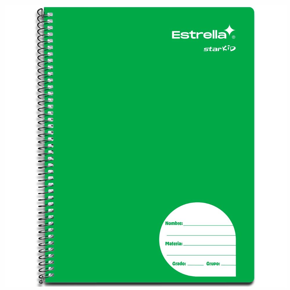 Cuaderno Profesional Estrella Kids Escolar | 100 Hojas | Cuadro, Raya | Pasta  Variada 