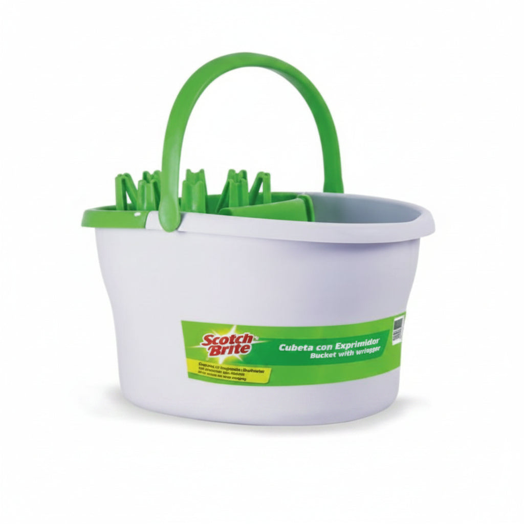 Cubeta Con Exprimidor Scotch-Brite 3m Para 10 Lt. - Colmenero Shop
