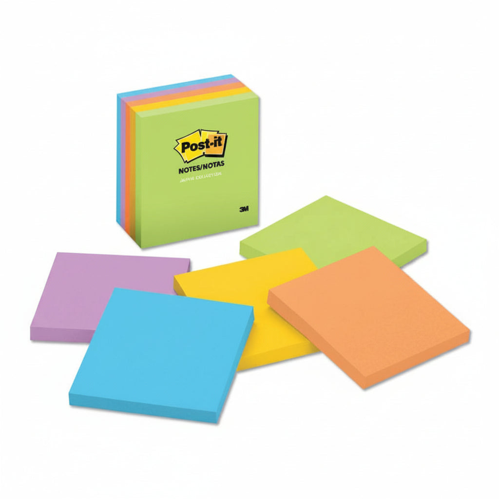 Notas Post-it 654-5UC Jaipur 3x3 Pulgadas 5 Blocks | Mayoreo B2B