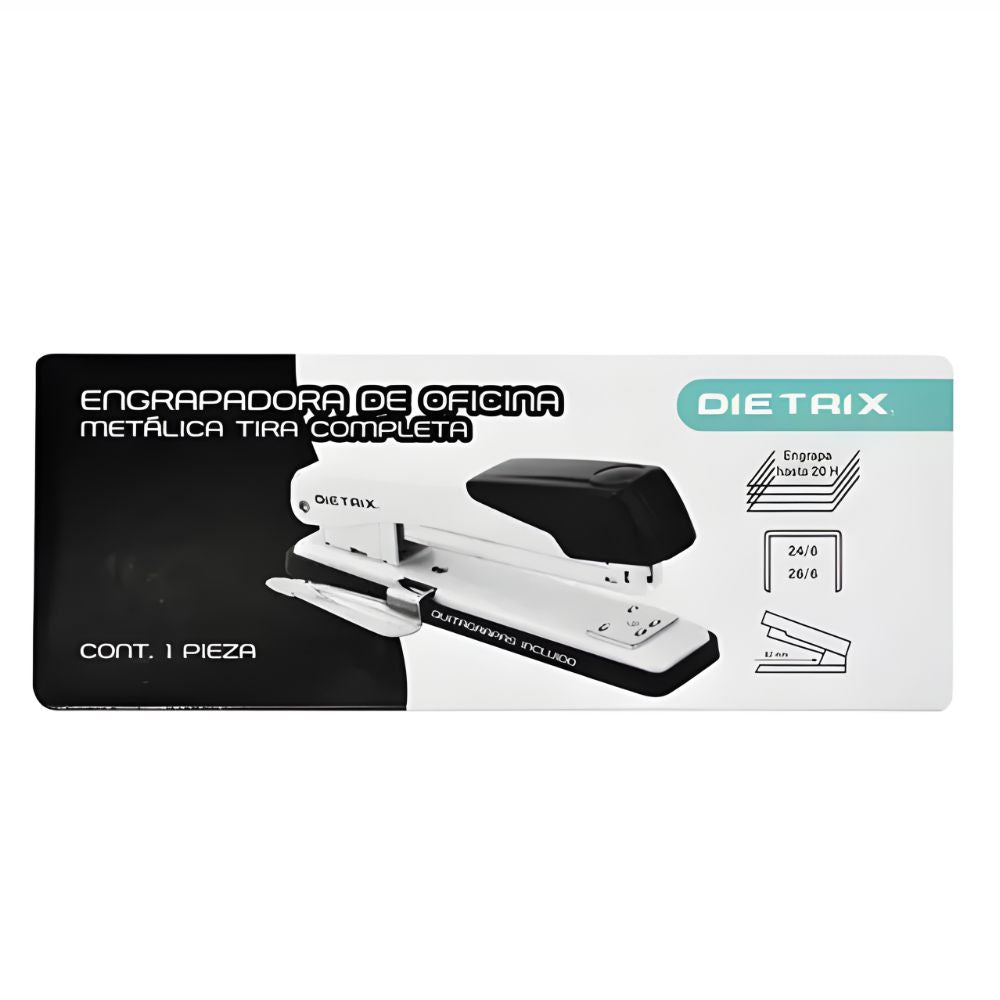 Engrapadora Metálica DIETRIX 3519 - Tira Completa, 20 Hojas