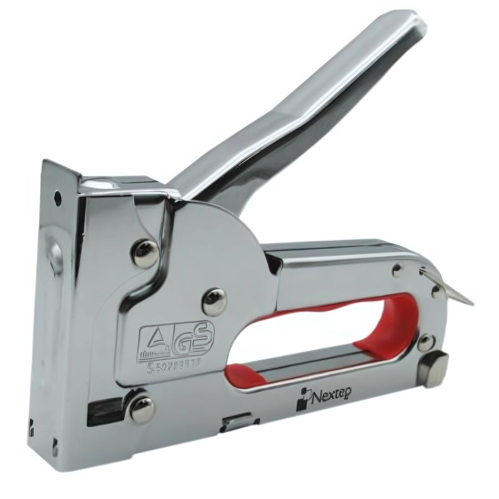 Engrapadora Tipo Pistola Nextep NE-109 Acero Cromado | 6 y 8 mm